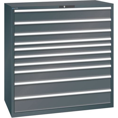 Armoire 78x36E 10 tiroirs 1431x725x1450mm - Capacité 200kg - Lista