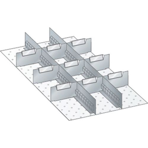 Set-indelingsmateriaal 18x36E (bxdxh) 306x612x100 mm - lista Set-indelingsmateriaal 18x36E (bxdxh) 306x612x100 mm - lista