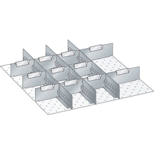 Kit matériel subdivision 27x27E (LxPxH) 459x459x150mm-Lista Kit matériel subdivision 27x27E (LxPxH) 459x459x150mm-Lista