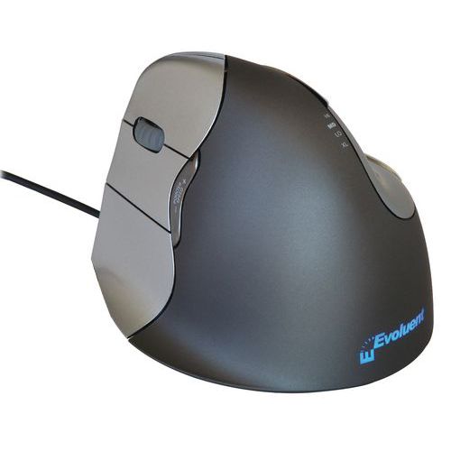 Ergonomische muis verticaal met snoer - Evoluent4 Ergonomische muis verticaal met snoer - Evoluent4