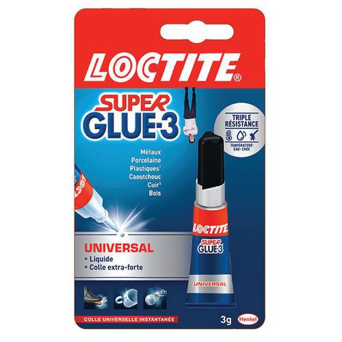 Lijm Superglue3 Loctite Vloeibaar 3 g Manutan.be