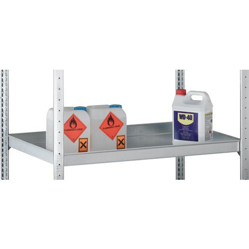 Legbord voor stelling met opvangbakken Easy-Fix - Schulte Legbord voor stelling met opvangbakken Easy-Fix - Schulte