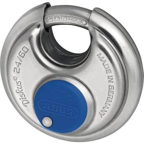 Hangslot Diskus marine serie 24 - Standaard - 2 sleutels Hangslot Diskus marine serie 24 - Standaard - 2 sleutels