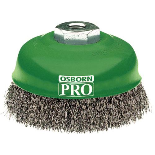 Brosse coupe fil ondulé - Acier