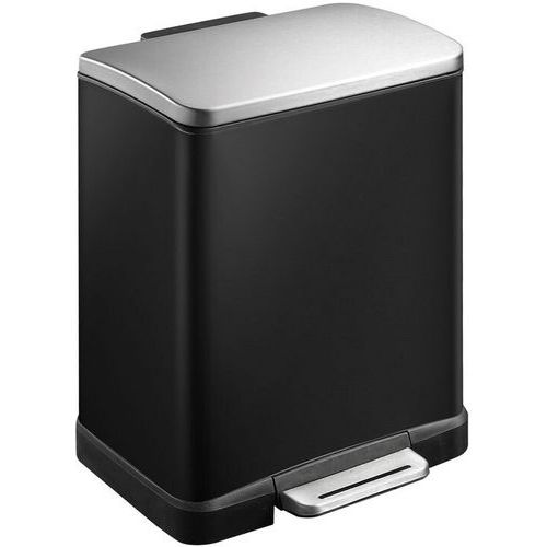 Poubelle à pédale E-Cube rectangulaire 12L_EKO Poubelle à pédale E-Cube rectangulaire 12L_EKO