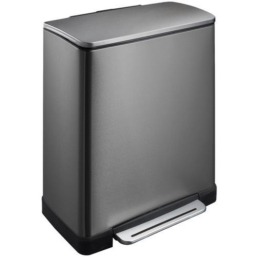 Pedaalemmer E-Cube recycling 28+18 ltr EKO