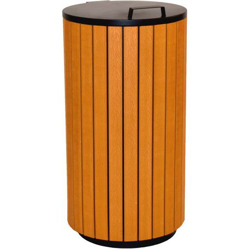 Afvalbak voor buiten 90 l, houtlook Afvalbak voor buiten 90 l, houtlook