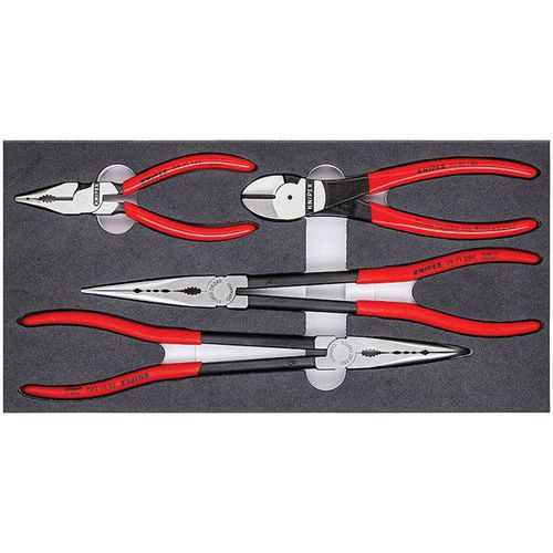 Jeu de 4 pinces Automobile - 00 20 01 V16_Knipex Jeu de 4 pinces Automobile - 00 20 01 V16_Knipex