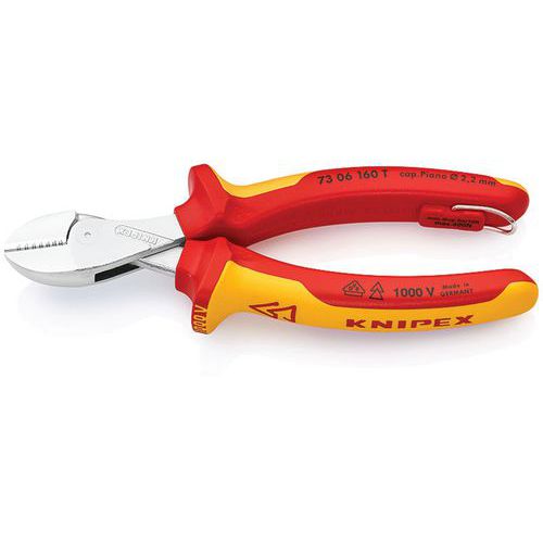 Zijsnijtang X-Cut® Verchroomd 160 Mm _ 73 06 160 T Knipex