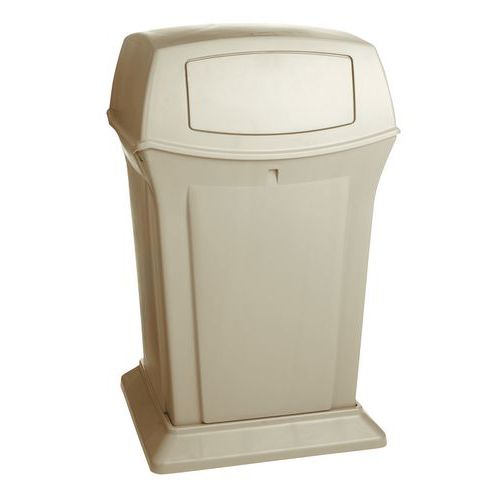 Brandwerende afvalbak voor buiten Ranger, vierkant, 132 en 170 l - Rubbermaid Brandwerende afvalbak voor buiten Ranger, vierkant, 132 en 170 l - Rubbermaid