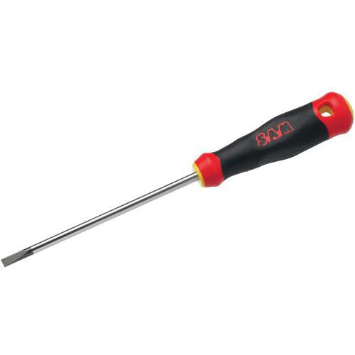 Schroevendraaier bi-mat sleuf elektricien 6.5x300 mm - SAM Schroevendraaier bi-mat sleuf elektricien 6.5x300 mm - SAM