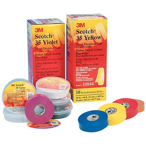 Gekleurde isolatietape vinyl - Scotch® 35 - 3M