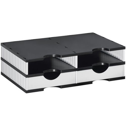 Système de rangement à tiroirs modulables Styrodoc Duo Set Système de rangement à tiroirs modulables Styrodoc Duo Set