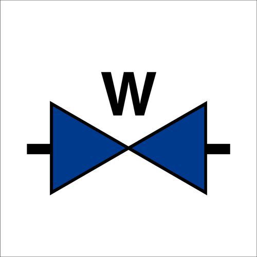 Markering van de waterkraan - Polyester