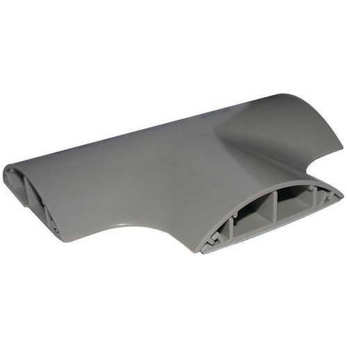 T-stuk voor vloer kabel doorvoer - PVC grijs PG12 T-stuk voor vloer kabel doorvoer - PVC grijs PG12
