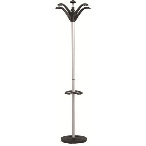 Kapstok Flora hoogte 1.75 cm 6 afgeronde haken grijs - UNILUX Kapstok Flora hoogte 1.75 cm 6 afgeronde haken grijs - UNILUX