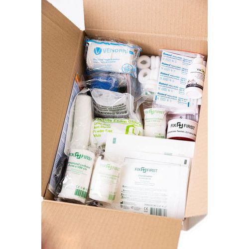 Recharge pour valise de secours BHV standard norme 2021 Recharge pour valise de secours BHV standard norme 2021