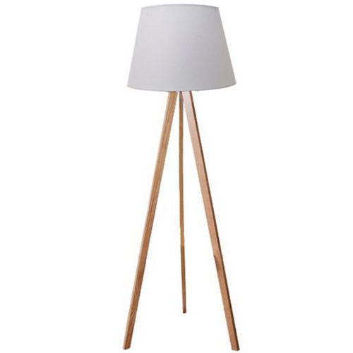 Vloerlamp TOOKA wit/bamboe - UNILUX Vloerlamp TOOKA wit/bamboe - UNILUX