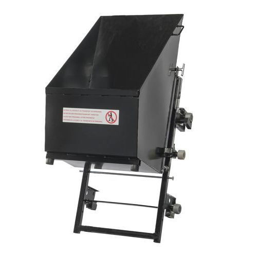 Bak met dubbele kantelhulp voor materiaallift - Haemmerlin Bak met dubbele kantelhulp voor materiaallift - Haemmerlin