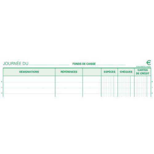 Manifold encaissements 29,7x21cm 50 feuillets autocopiants Manifold encaissements 29,7x21cm 50 feuillets autocopiants