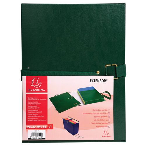 Exacompta Snelhechtmap 10 St. Uitzet Rug Klep 24x32 Extensor® Balacron