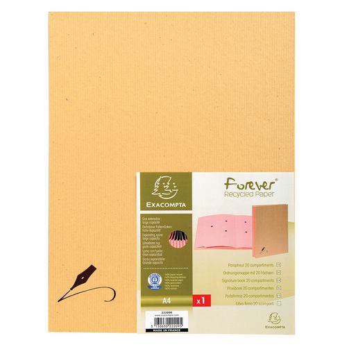 Parapheur dos a soufflets forever - 20 compartiments Parapheur dos a soufflets forever - 20 compartiments
