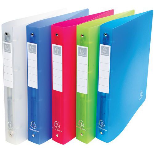 Classeur 4 anneaux 30mm PP chromaline étiquette dos A4 maxi Classeur 4 anneaux 30mm PP chromaline étiquette dos A4 maxi