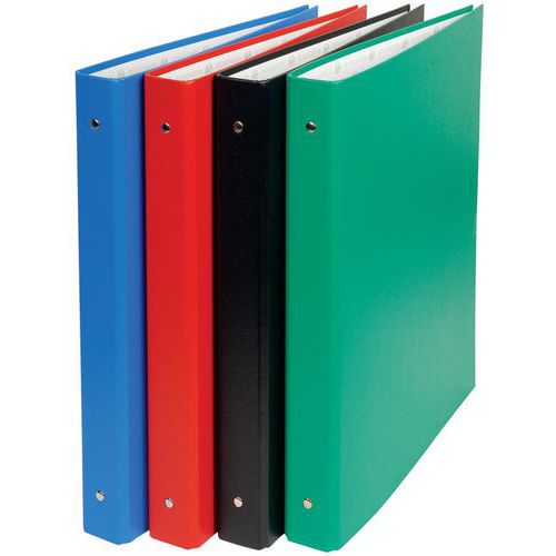 Classeur rembordé pvc 4 anneaux 30mm A4 maxi 24x32cm Classeur rembordé pvc 4 anneaux 30mm A4 maxi 24x32cm