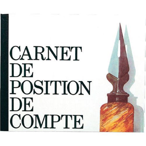 Piqûre position de compte 16x19,5cm 40 pages Piqûre position de compte 16x19,5cm 40 pages