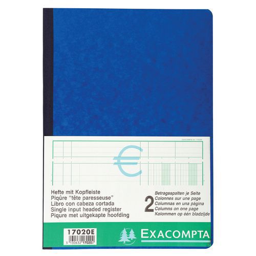 Register 29,7x21 cm met uitgekapte hoofding 2 kolommen op 1 pagina Register 29,7x21 cm met uitgekapte hoofding 2 kolommen op 1 pagina