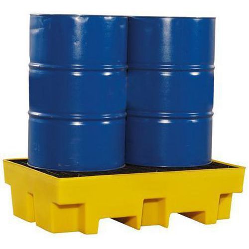 Palettes anti-déversement en polyéthylène pour fûts - Fytertech UK Palettes anti-déversement en polyéthylène pour fûts - Fytertech UK