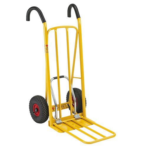 Kongamek Steekwagen Met Opklapbare Schep - Draagvermogen 250 kg - Easy Tip-ontwerp