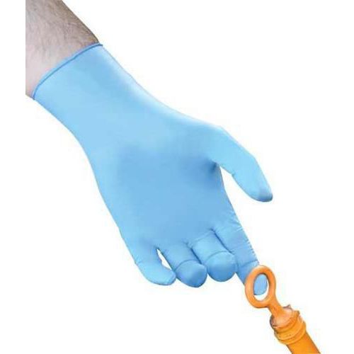 Gants alimentaires jetables en nitrile bleu - Sans poudre - Polyco Gants alimentaires jetables en nitrile bleu - Sans poudre - Polyco