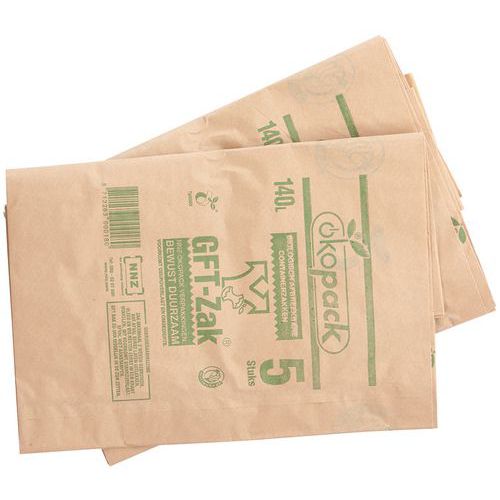 Koop online papieren zakken - 20-140 liter bij Manutan