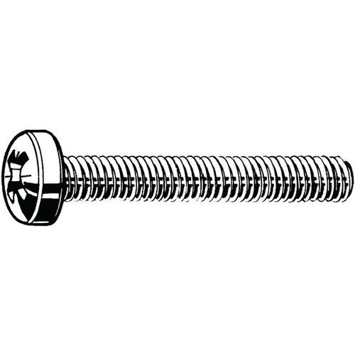 Bolcilinderschroef Pozidriv met kruisgleuf verzinkt staal 4.8_24662 Bolcilinderschroef Pozidriv met kruisgleuf verzinkt staal 4.8_24662