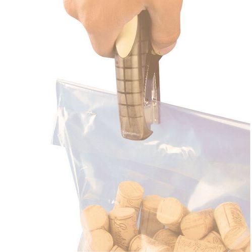 Sluiting met haakje, lint of tape Sluiting met haakje, lint of tape