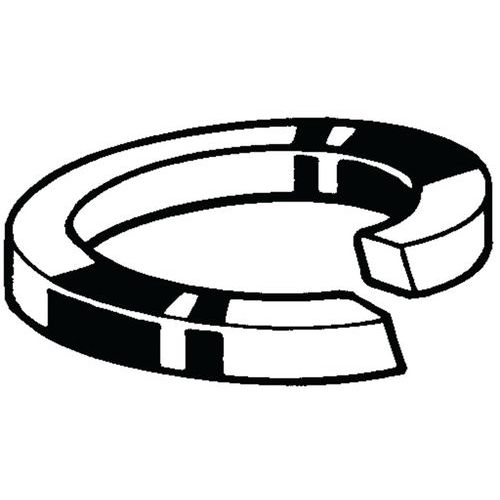 Veerring met vlakke einden voor cilinderschroef Verenstaal_37220 Veerring met vlakke einden voor cilinderschroef Verenstaal_37220