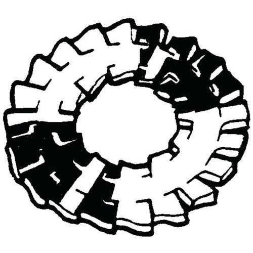 Tandveerring vlak met dubbel vertanding type DD Verenstaal_37580 Tandveerring vlak met dubbel vertanding type DD Verenstaal_37580