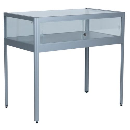 Vitrinekast - 1000 x 600 x 920 mm op voet - Manutan Expert