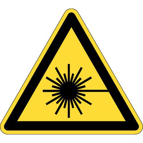 Gevaarteken - Laserstraling - Hard Gevaarteken - Laserstraling - Hard