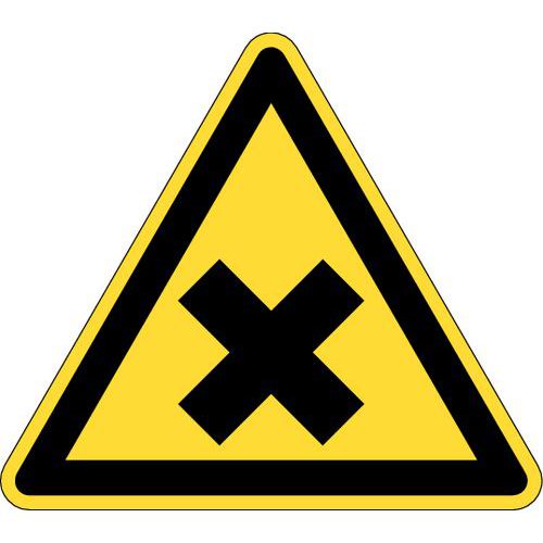 Panneau de danger - Matières nocives ou irritantes - Rigide Panneau de danger - Matières nocives ou irritantes - Rigide
