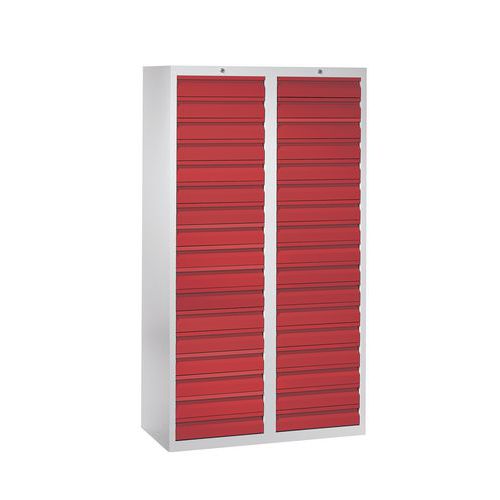 Armoire à tiroirs pour outils H180 - 2 colonnes - 34 tiroirs