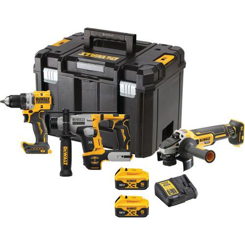 Kit 3 outils XR 18V 5Ah +2 batteries +chargeur - Dewalt