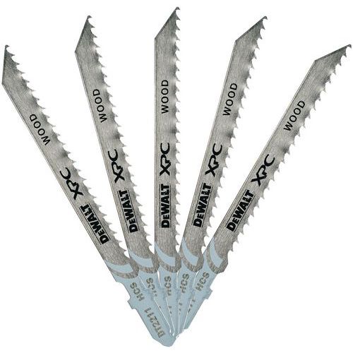 Lame scie sauteuse XPC denture fraisee coupe fine bois tendre - Dewalt Lame scie sauteuse XPC denture fraisee coupe fine bois tendre - Dewalt