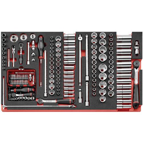 Module mousse douilles avec outils n°1/7 pour CM.XXLPF - Facom