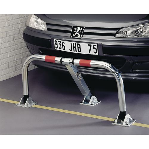 Barrière de parking avec amortisseurs - Serrure à cylindre Barrière de parking avec amortisseurs - Serrure à cylindre