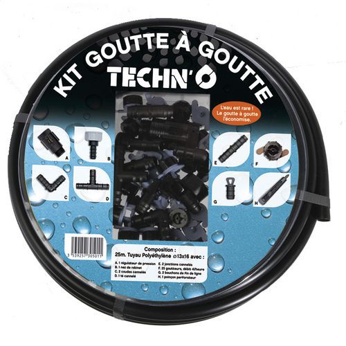 Kit goutte à goutte - 25 m - GG 501 Kit goutte à goutte - 25 m - GG 501