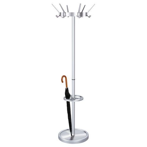 Portemanteau 12 patères et 6 chapeaux avec porte-parapluies Portemanteau 12 patères et 6 chapeaux avec porte-parapluies