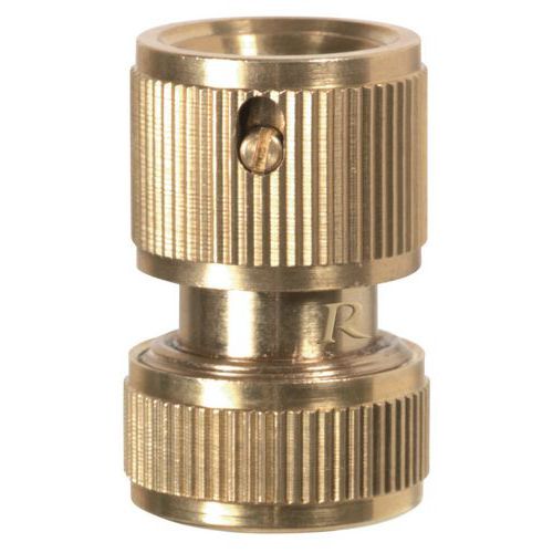 Snelkoppelingen met stop van messing voor slang - Ø 15 mm Snelkoppelingen met stop van messing voor slang - Ø 15 mm