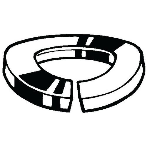 Veerring Gewelfd RVS A2_51520 Veerring Gewelfd RVS A2_51520